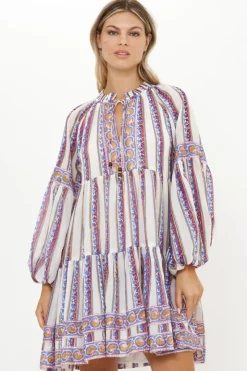 Oliphant Short & Mini Dresses|Dresses>Balloon Sleeve Short- Haveli Peri