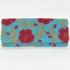 Oliphant Accessories|Bags>Beaded Clutch- Carolina Aqua