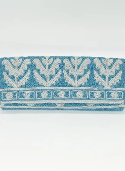 Oliphant Accessories|Bags>Beaded Clutch- Marigold Sky