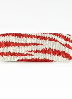 Oliphant Accessories|Bags>Beaded Clutch- Singita Orange